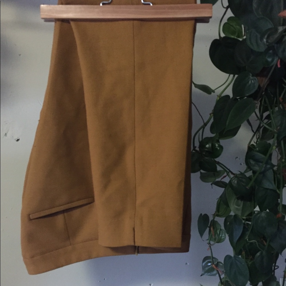 J.Crew mustard yellow wool pants. US size 4.
